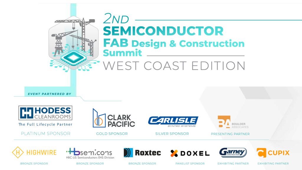 2nd Semiconductor Fab Design & Construction Summit – West Coast Edition: Event Partners