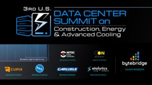 Event Partners For 3rd US Data Center Summit on Construction, Energy & Advanced Cooling