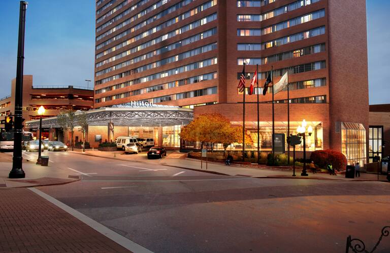 hilton albany-outside