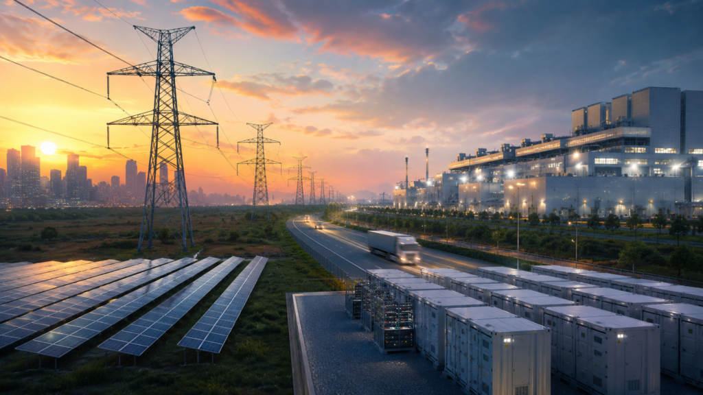 What Happens When AI, EVs, and Manufacturing Compete for Electricity?