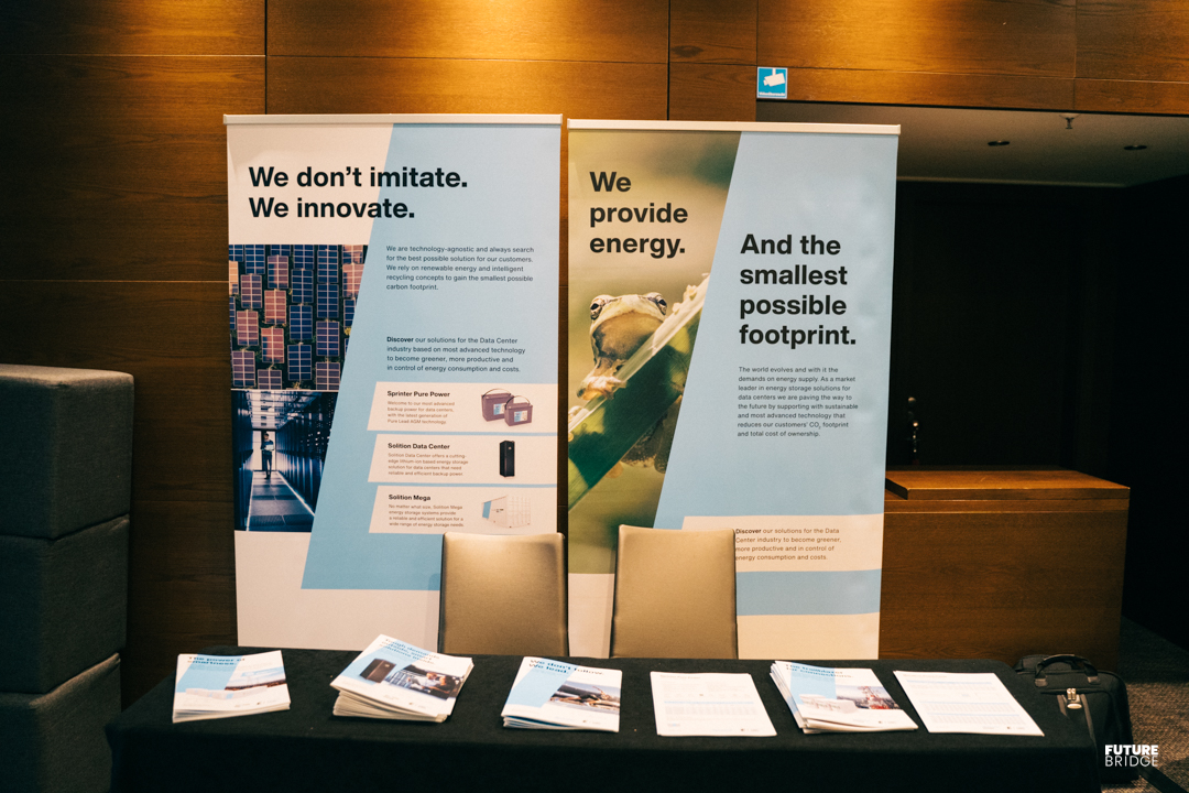 Exhibition stand in the networking area