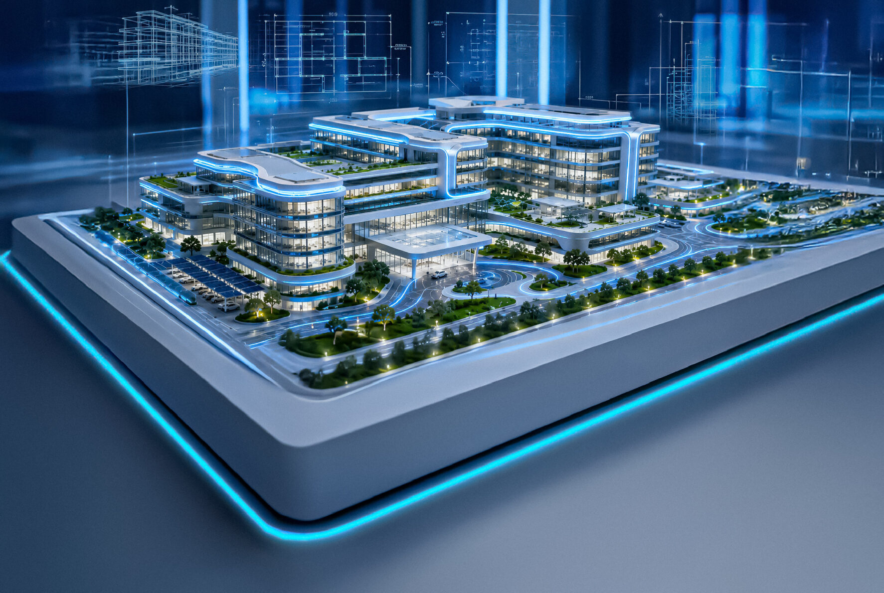 Modern healthcare campus